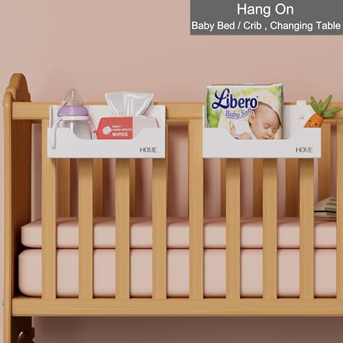 Bedside Caddy Hanging Storage Basket Little Plastic Beside Shelf Hang