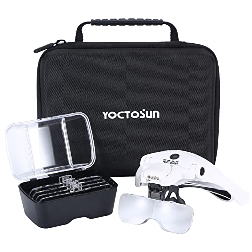 Magnifying Glasses with 4 LED Lights