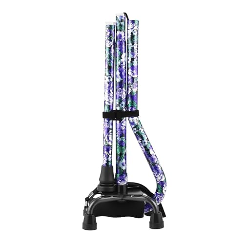 Floral Quad Cane for Women
