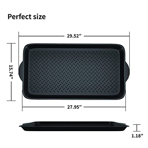 1 Pack Rubber Small Boot Tray for Entryway