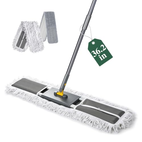 Flat Mop with Stainless Steel Handle