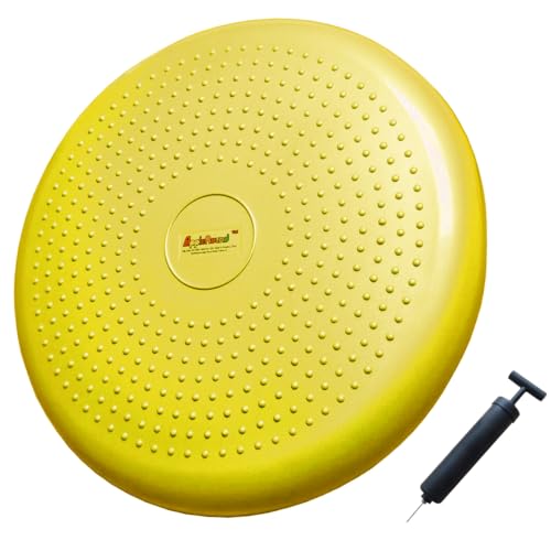 Inflated Wobble Cushion with Hand Pump