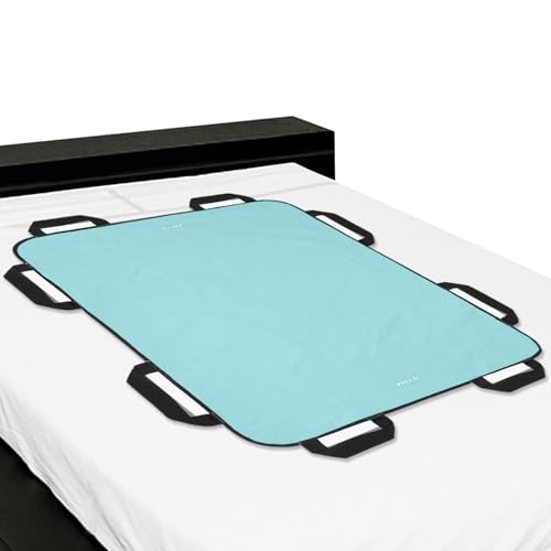 Multipurpose 48" x 40" Positioning Bed Pad with Reinforced Handles