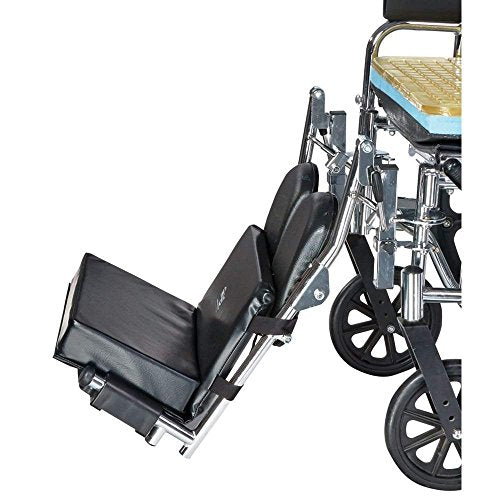Two Piece Footrest Extender with Foot Pad