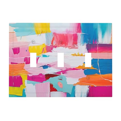 Vintage Colorful Flower Oil Painting Style