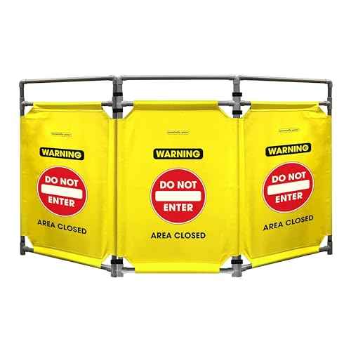 Do Not Enter" Foldable Safety Barricade