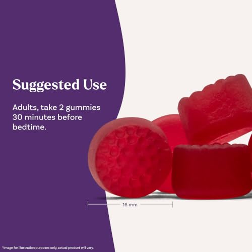 Gummies Melatonin 10Mg Sleep Support Bottle Drug Free Unisex Adult No