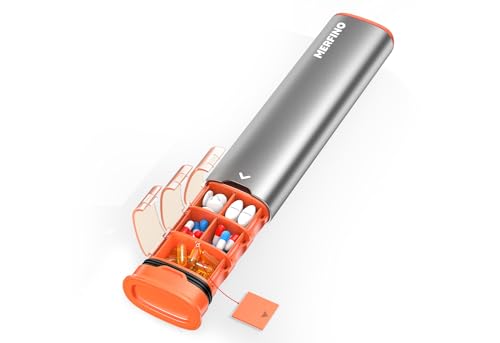 Metal 7 Day Pill Organizer 2 Times a Day