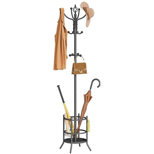 Coat Rack Stand with Umbrella Holder