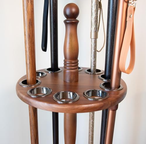 Cane Stand Wooden Holder for Walking Sticks