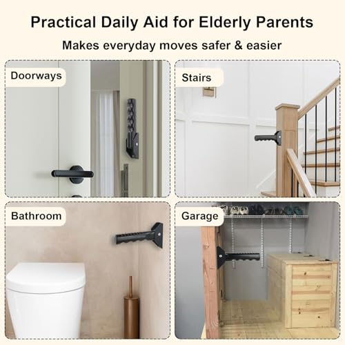 Doorway Assist Handle Flip Up Grab Bar for Seniors & Mobility