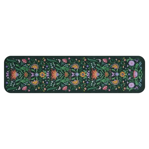 Stair Treads Non Slip Floral Stair Runner