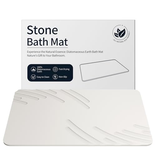 Stone Bath Mat Diatomaceous Earth Shower Mat Non