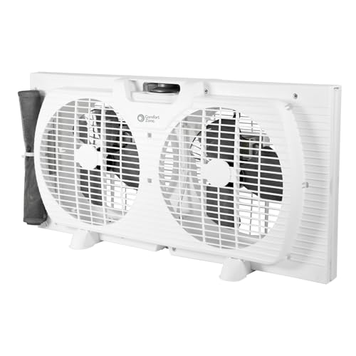9" Smart Reversible Twin Window Fan