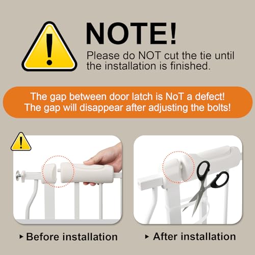 Extra Wide Baby Gate Pressure Mounted