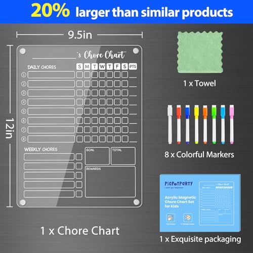 Acrylic Magnetic Fridge Whiteboard