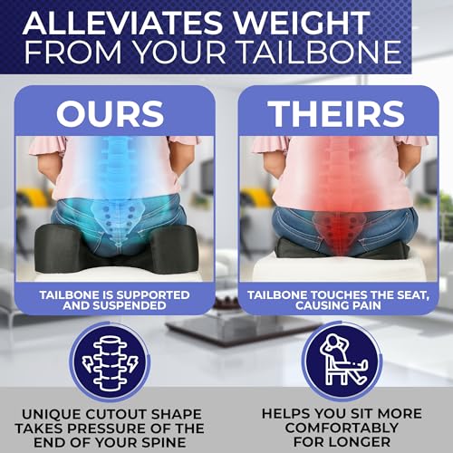 YogiBum Seat Cushion for Lower Back Relief