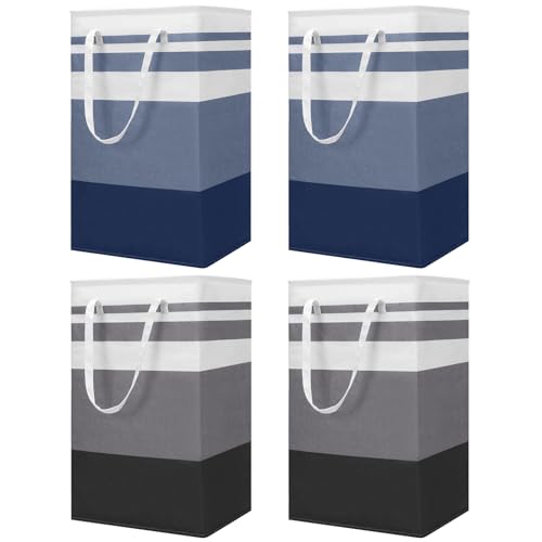 75 L Laundry Basket Large Clothes Hamper Bulk Laundry Room Organization Waterproof Collapsible Storage Hamper with Handles in Dorm