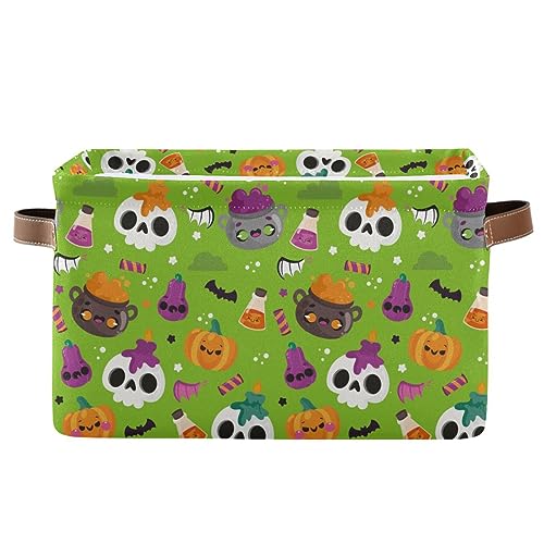 Multi purpose Cube Storage Basket Thanksgiving Pumpkin Organizer Bag