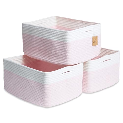 Storage Baskets 16.8" x 13" x 7.6" Bins 3