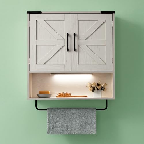 Farmhouse Bathroom Wall Medicine Cabinet