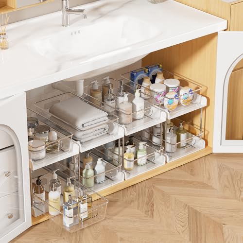 4 Pack Bathroom Organizer