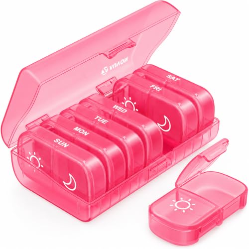 XL Weekly Pill Organizer 2 Times a Day