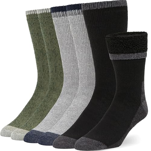Warm Thermal Wool Socks for Winter Moisture Wicking and Breathable Cozy Boot Socks