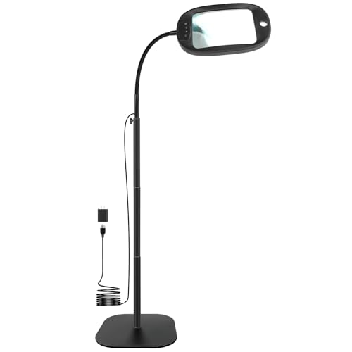 Floor Magnifying Glass withLight and Stand