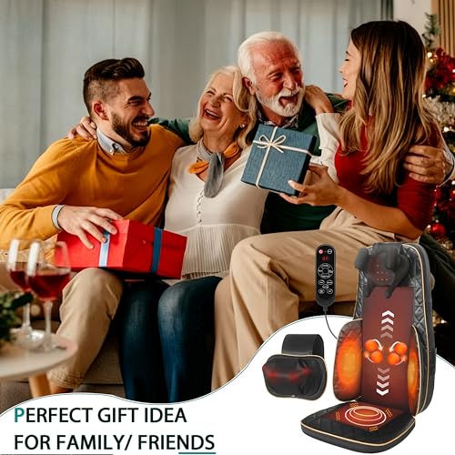 Shiatsu Neck and Back Massager Chair Pad with Heat