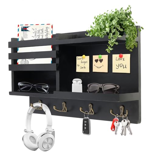 Solid Wood Key Holder Wall Mount
