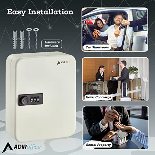 Secured 40 Key Cabinet with Combination Lock