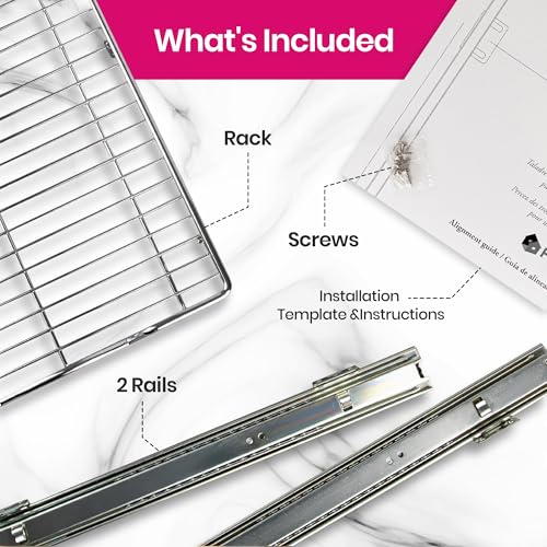 Hold N’ Storage Pull Out Cabinet Drawer Organizer