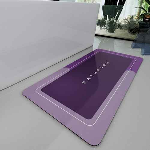 Non Slip Quick Dry Bath Rug Super Absorbent Bath Mat for Bathroom