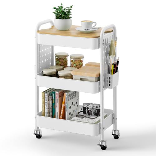 Utility Rolling Cart with Table Top