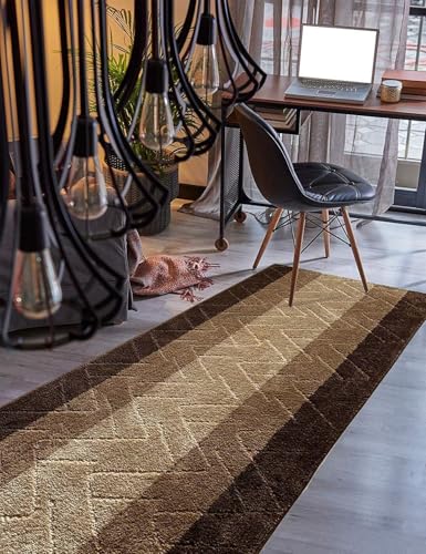 Custom Size Hallway Runner Rug Trellis Grey Color 31 inch Wide Select Your Length Non