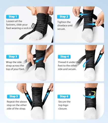 Ankle Brace for Men Women with Self