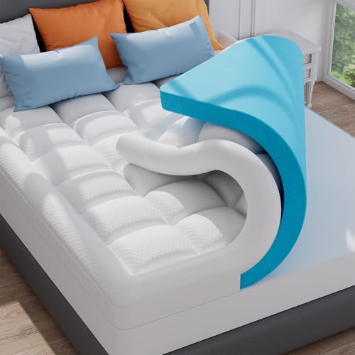 Dual Layer Memory Foam Mattress Topper