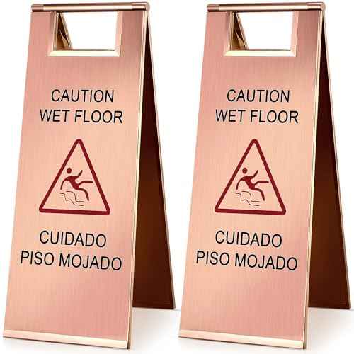 2 Pcs Wet Floor Sign