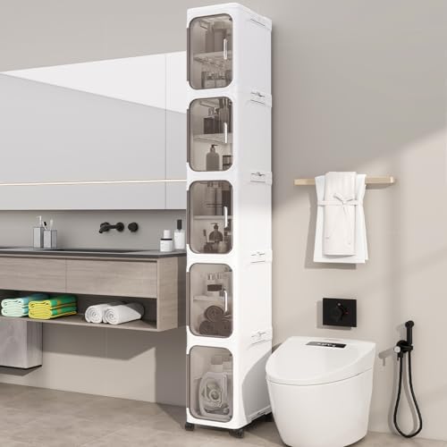 Slim Bathroom Storage Cabinet