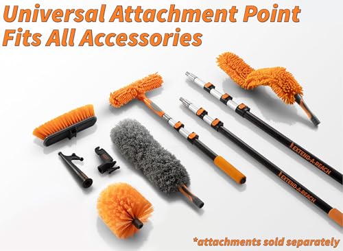 4 Piece Dusting Kit with Extension Pole