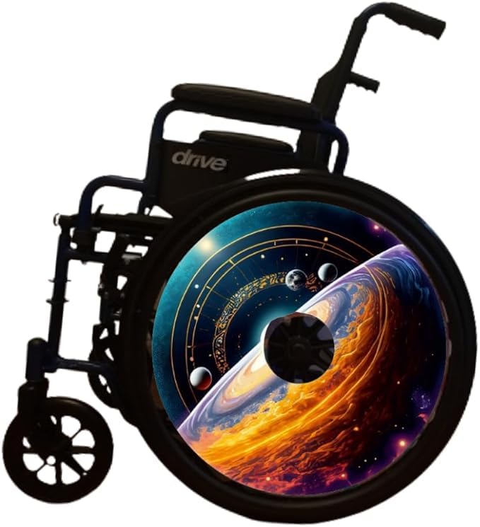 Designer Cover for Wheelchair Wheels