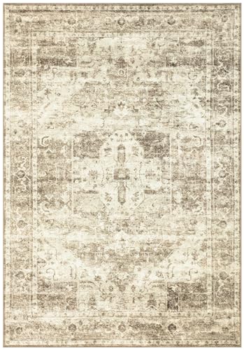 Machine Washable Area Rug with Non