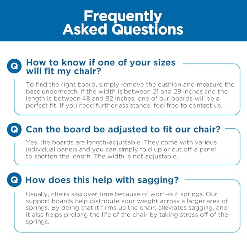 Chair Cushion Support Board for Sagging Seat