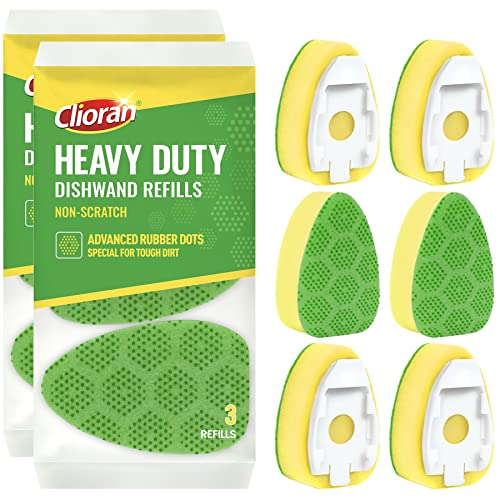 Scrub Dots Dishwand Refills Heads Sponge for Scotch