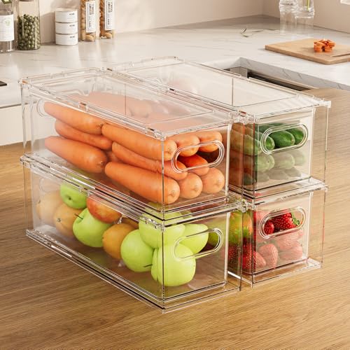 Fridge Drawer Organization Bins