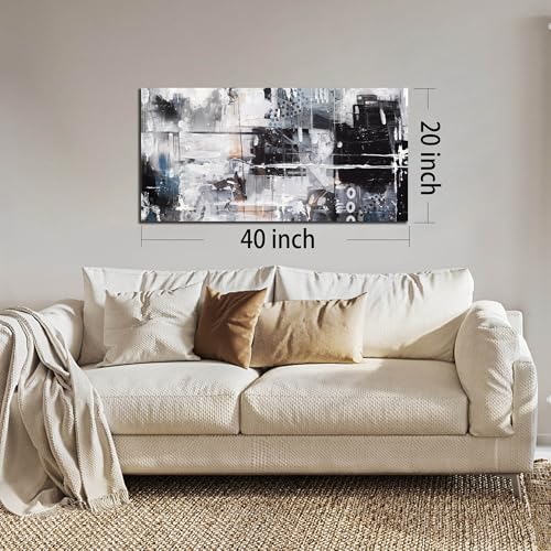 Abstract Canvas Wall Art for Living Room with Framed