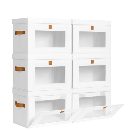 Front Opening Storage Bins with Lids