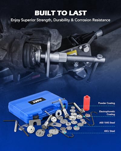 OMT Brake Caliper Compression Tool with Adapters & Hangers