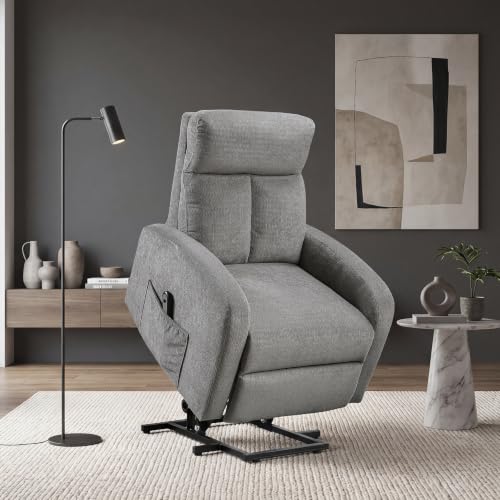 Textured Microfiber Power Lift Recliner Chair for Elderly